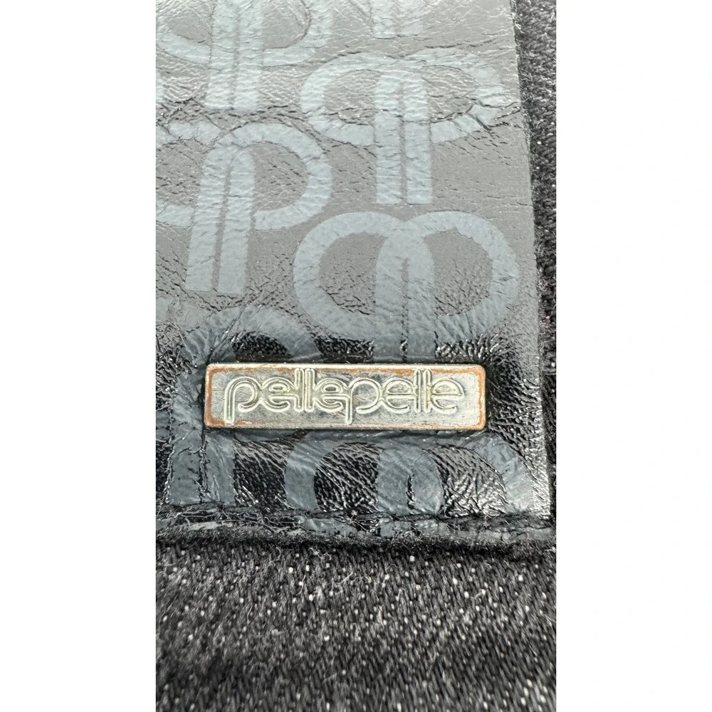 Pelle Pelle Marc Buchanan Jeans Mens 44x34 Black Raw Denim Embroidered Y2K